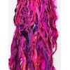 Maker's Craft Recycled Fuzzy Fringes Sari Silk Ribbon Yarn 35yards,
