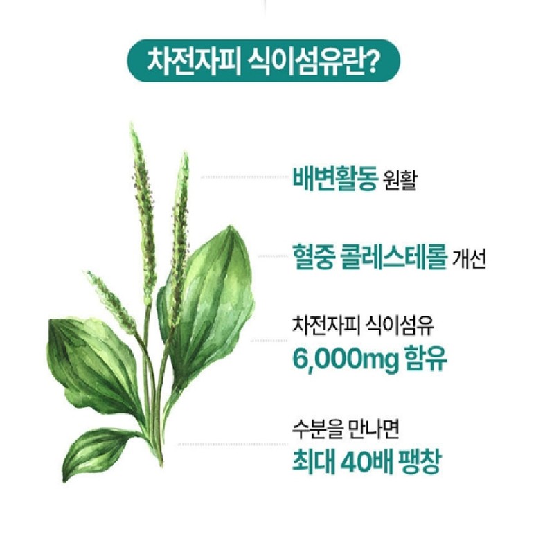 Kwaebyeon Psyllium Husk Powder Dietary Fiber Psyllium Husk Diet 30