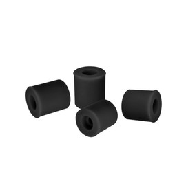FEYRINX Hot Bed Leveling Column 3D Printer Silicone Stable Heat Bed Mounts Column Heat-Resistant Silicone Buffer for CR-10/ CR10S Ender-3, 4 PCS Black