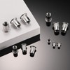 SG TZH 60Pcs Rivet Nut 1/4"-20UNC Stainless Steel 304 Flat