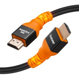 IXEVER 8K HDMI 2.1 Cable 5M, Ultra HD 48Gbps High Speed eARC RTX 3090 HDR10 4:4:4 HDCP 2.2&2.3 Dolby Compatible with HDTVs, Blue-ray Player, Ultra 8K TVs, UHD TVs, PC, Stereo, Monitor & Projector