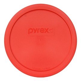 Pyrex 323-PC Red Round Plastic Mixing Bowl Replacement Lid, Made in USA