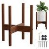 ALIGADO Bamboo Plant Stand Indoor, for Up to 10 Inch
