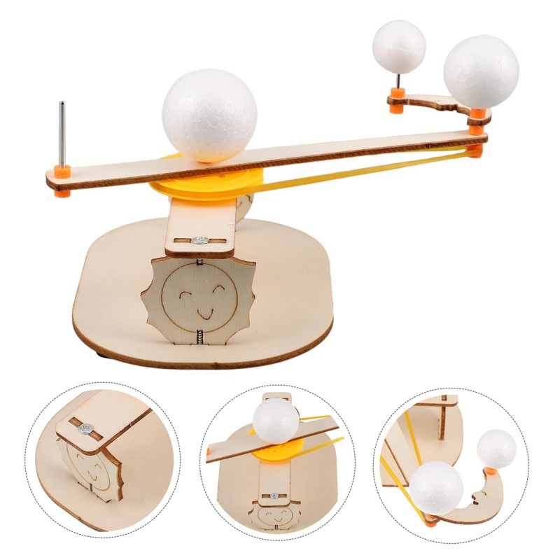 Hohopeti 3set Solar System Model Kit Earth Moon Sun Simulation