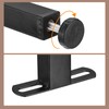 sourcing map 2 Sets Adjustable Height Bed Frame Support Legs