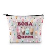 Boba Tea Makeup Bag Boba Queen Boba Tea Lover Gift