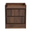 Baxton Studio Hale nightstands, Walnut Brown