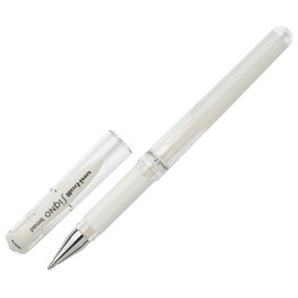 uni-ball Gel Impact UM-153 White [Pack of 12] Broad 1.0mm Rollerball
