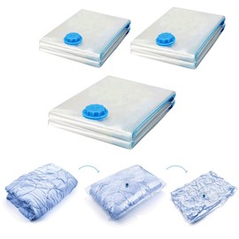 UMKYTOYS 2 Pack Storage Space Saver Vacuum Bags For Your Home or Suitcase