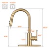 RULIA Kitchen Faucet, Kitchen Sink Faucet, Sink Faucet, Pull-Down Kitchen