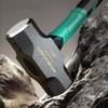 BUSKPOK Sledge Hammer, Mini Strike Drilling Crack Sledgehammer with No-Slip