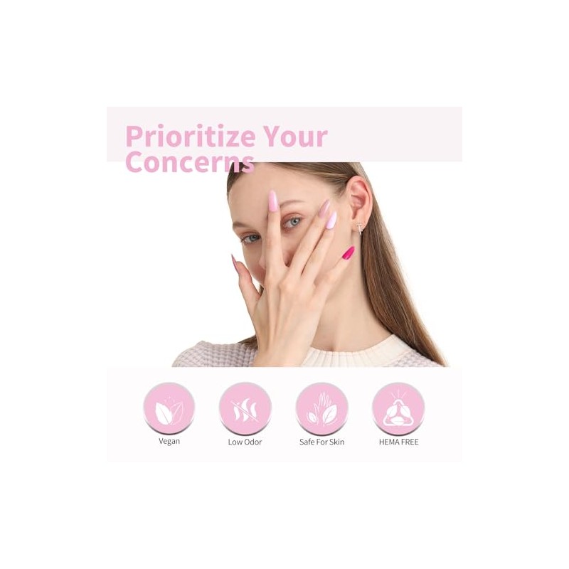 CANNI- Juego de esmaltes de uñas en gel sin hema