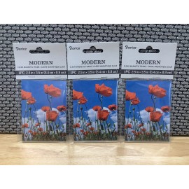 Darice 3X New Darice 2.5" x 3.5" Magnet Photo Frame ~ Clear Acrylic (2½ in. x 3½ in.)