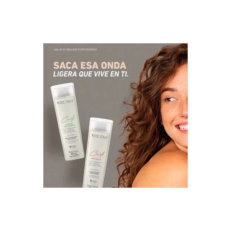 Crema Para Peinar Tec Italy Curls Definidora Rizos 300ml