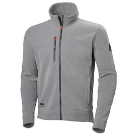 Helly-Hansen Kensington Full Zip Fleece Jacket for Men Featuring Wind- and Water-Resistant Tight-Knit Polartec Fleece, Grey Melange - 3X-Large