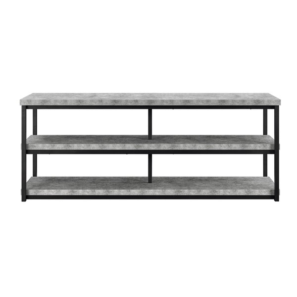 Ameriwood Home Ashlar TV Stand for TVs up to 65", Concrete Gray