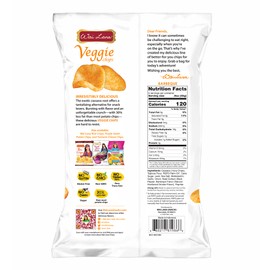 Barbeque Veggie Chips (5 Pack of 4.5 Ounce Individual Bags) - Gluten Free, Non-GMO, Vegan, Zero Trans Fats – Wai Lana