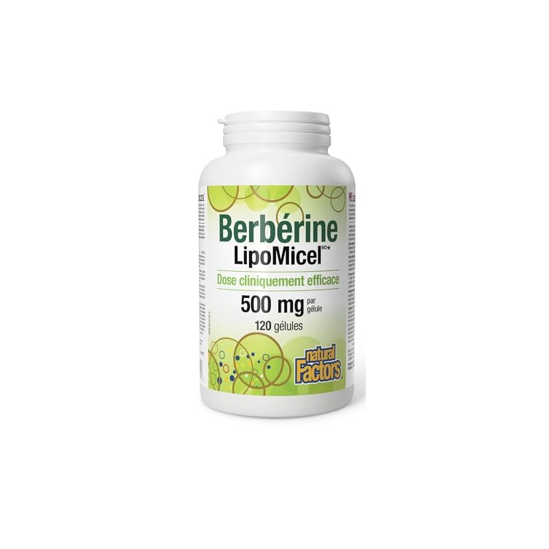 Berberine LipoMicel 500mg (120 Count (Pack of 1))
