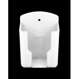 QWORK® 2 PCS Remote Control Holder Wall Mount Bracket with Sticker and Screws for Remote Control Internal Size: 63mm x 30mm x 100mm (L x W x H)