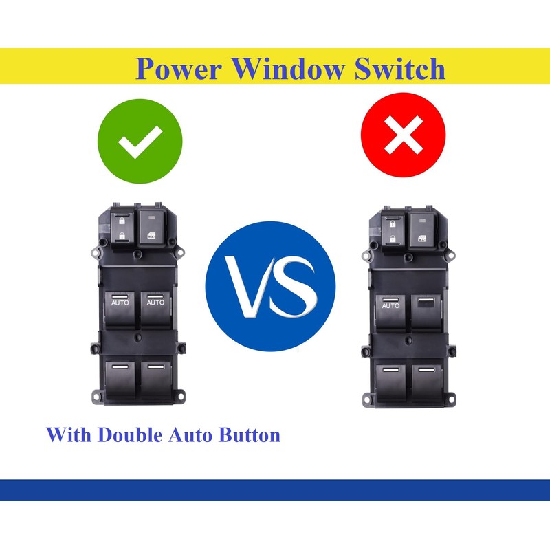 DRIVIFYPARTS Master Power Window Switch Left Driver Side Compatible with