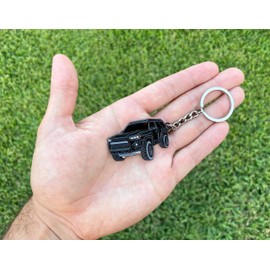 4Runner Accessories - Keychain 4 runner key chain key fob cover - 3rd 4th 5th gen mods trd car accessories (Black)
