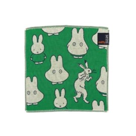 Miffy x Choju-Giga Gauze Mini Towel, Hyu ~ Muddy