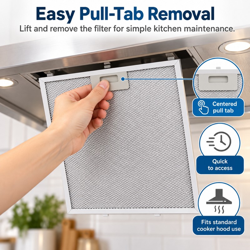 Metal Mesh Cooker Hood Filter for Kitchen Ventilation – 350