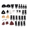 120 Pcs Oscillating Multitool Accessories Saw Blades Durable Quick Release