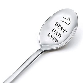 Father Day Gifts Spoon for Dad Gifts for Daddy Birthday Gifts for Christmas Father Gifts for Papa Best Dad Ever Gifts Spoons from Daughter Son Wife