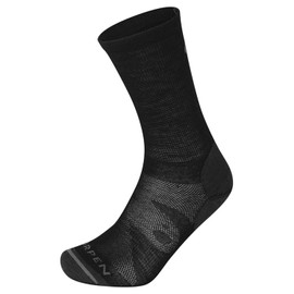Lorpen T2 Liner Merino Eco Sock, Everyday Use, Unisex Design, Eco-Friendly & Sustainable, Ultra Thin, Reinforced Toe and Heel, Black, Size Extra Large