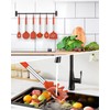 Silicone Cooking Utensil Set, 8Pcs Non-stick Cookware with Stainless Steel