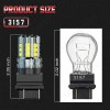 CHUSYYRAY 2X 3157 LED Backup Reverse Light Bulbs 6000K for
