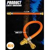 Xtremeauto 0.5M Orange LPG Pigtail Hose Pipe – High Pressure