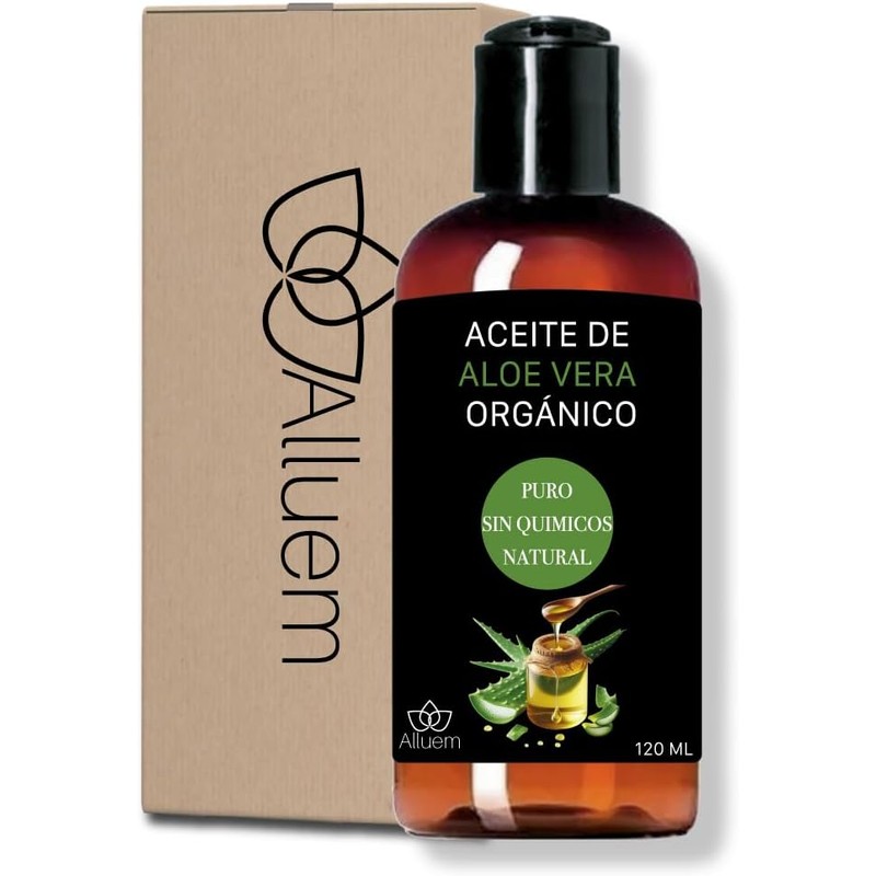 Aceite Corporal de Aloe Vera Orgánico, 120 ml