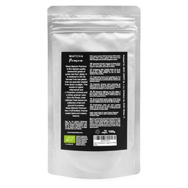 Moya Matcha Organic Tea Green Powder | 100g Premium Ceremonial Grade (I) | Grown & Harvested in Uji, Japan | Perfect for the Traditional Japanese Tea Ceremony with Water | Vegan & Vegetarian Friendly