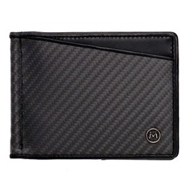 Miragro eami012 Real Carbon F Money Clip, Black