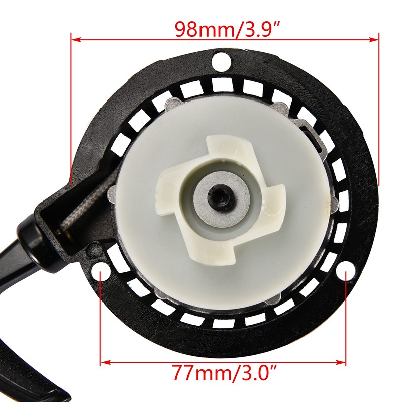 WOOSTAR Recoil Pull Starter Replacement for 2 Stroke 47cc 49cc