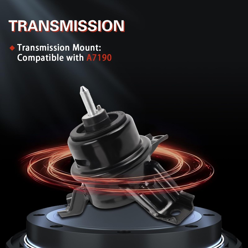 QRYIPPDM Engine Motor & Transmission Mount Compatible with 2010 2011