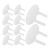 SHINEOFI 30pcs Electrical Outlet Covers Thickened Head Design Safe Outlet