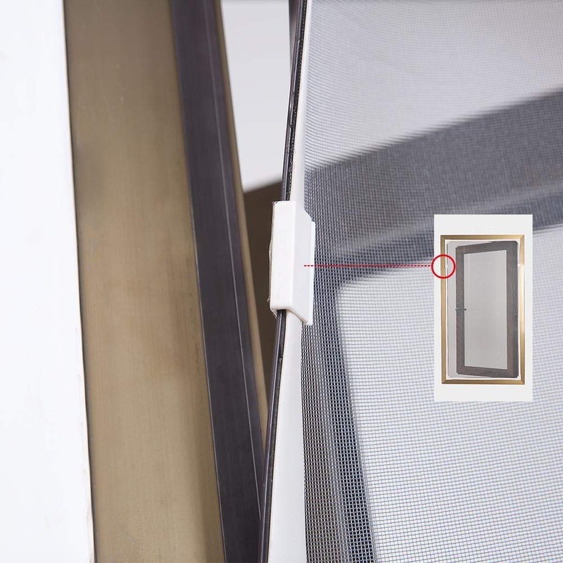 Neatiease Magnetic Window Screen Accessories，8 Window Screen Corners, 4 Window