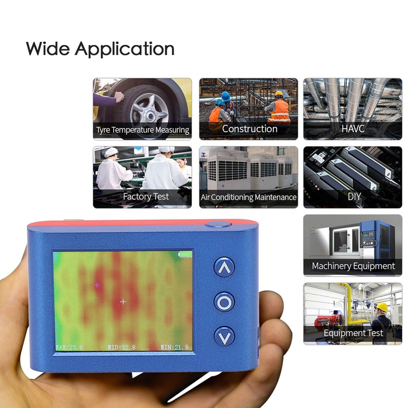 Infrared Thermal Imager Portable Infrared Imaging Device Visual Temperature Tester