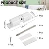 sourcing map Automatic Spring Door Closer Adjustable 40 lbs Self-Closing