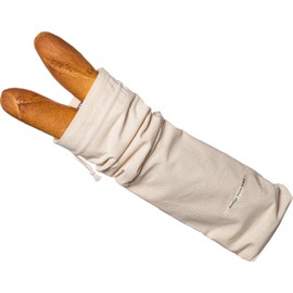 Goodleks Three-Layer Baguette Bread Bag, Reusable Baguette Storage Bag, Natural Unbleached Long Bread Bags, French Bread Bags for Homemade Bread