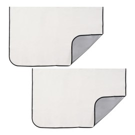 SEIWA Car Window Shades Radi-Cool Easy Magnetic Attachment Curtain (31" x 20", L) 2 Pack Use of Radiative Cooling Fabric 99.9% UV Protection 99.99% Blackout 63% Heat Reduction