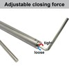 AKVIBG Automatic Door Closer, 150° Opening Angle Spring Self Closing