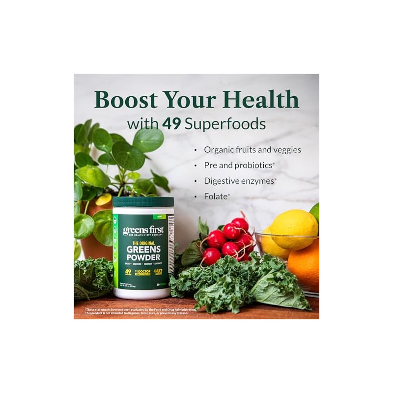 Greens First Nutrient Rich-Antioxidant SuperFood, 9.95 Ounces