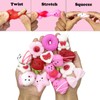 Anditoy 100 PCS Valentines Day Mochi Squishy Toys Squishies for