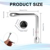 Yenvory 7 mm Triangular Key L Shape, 13 mm (0.51