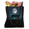 Kids Black Panther Full Moon Trees Sasquatch Black Panther Tote