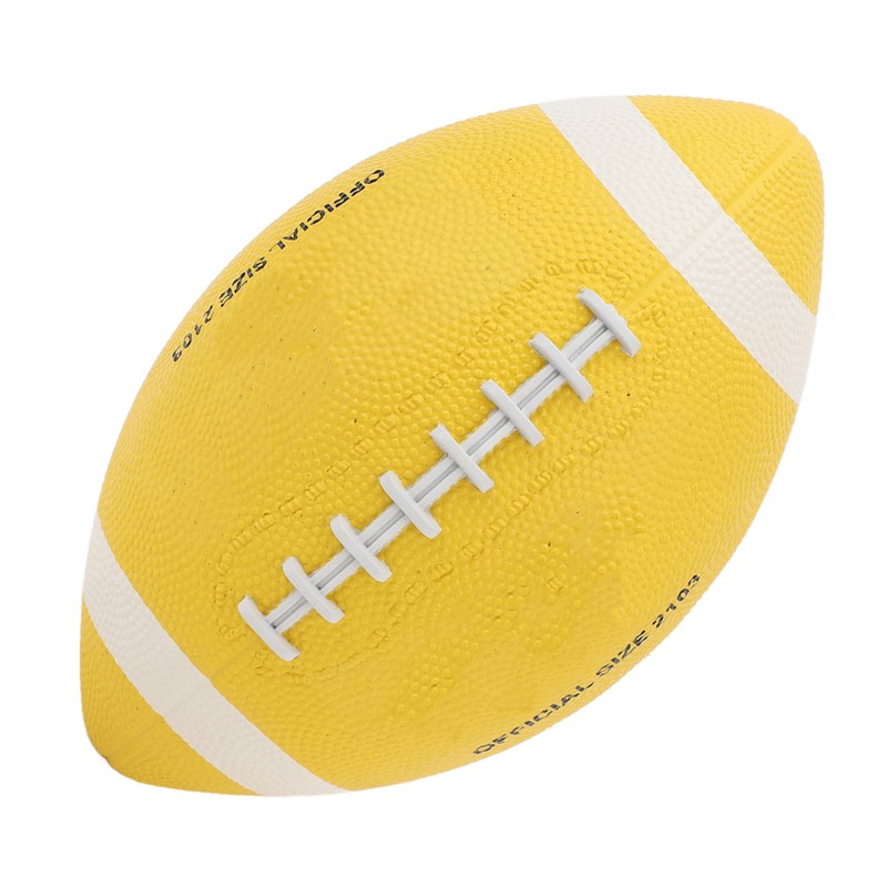 Rugby Ball Professional Size 3 Rubber Lightweight Portable High Elasticity